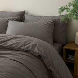 Soft Washed Cotton Duvet Cover & Pillowcase Set - thumbnail 2