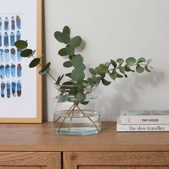 Jam Jar Shaped Glass Vase - image 1