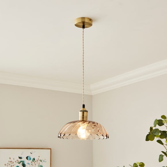 Lucille Adjustable Pendant Light by Dunelm