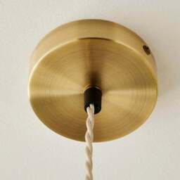 Lucille Gold Adjustable Pendant Light - thumbnail 4