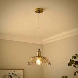 Lucille Gold Adjustable Pendant Light - thumbnail 2