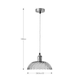 Lucille Gold Adjustable Pendant Light - thumbnail 6