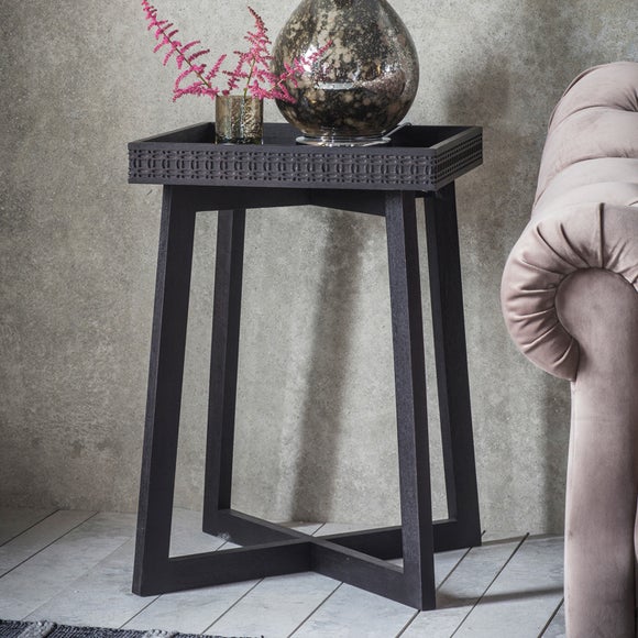 Baytown Boutique Bedside Table, Black - image 1