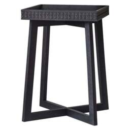 Baytown Boutique Bedside Table, Black - thumbnail 3