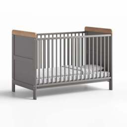 Little Acorns Classic Oak Effect Cot Bed and 3 Drawer Chest Nursery Set - thumbnail 3