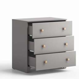 Little Acorns Classic Oak Effect Cot Bed and 3 Drawer Chest Nursery Set - thumbnail 6