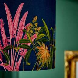 Tropical Paradise Embroidered Lamp Shade - thumbnail 3