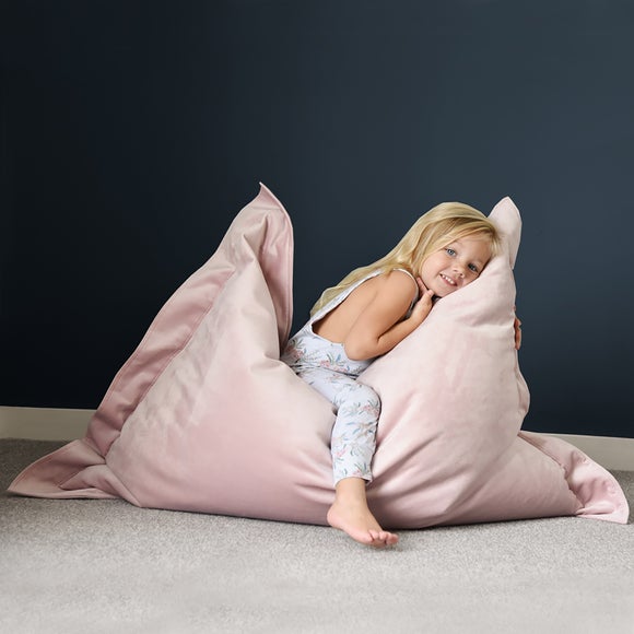 rucomfy Junior Squarbie Velvet Bean Bag - image 1