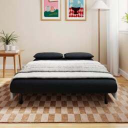 Phoebe Velvet Small Double 2 Seater Sofa Bed - thumbnail 2