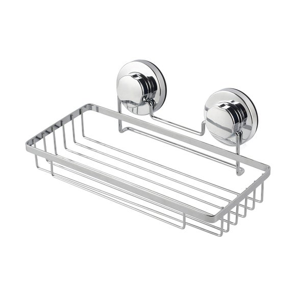 Twist n Lock Rectangle Single Tier Shower Caddy