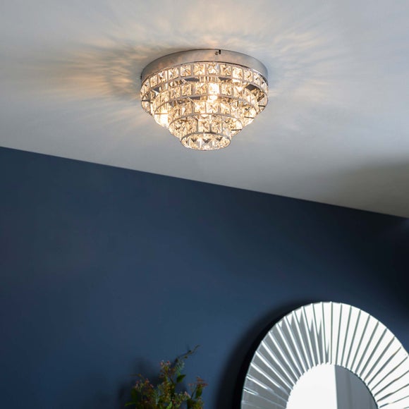 Vogue Motown 4 Light Jewel Flush Ceiling Light - image 1