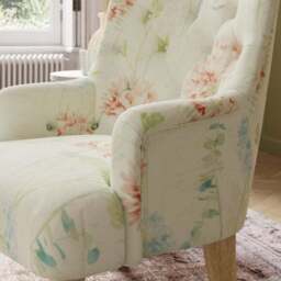 Arianna Flatweave Country Meadow Occasional Armchair - thumbnail 3