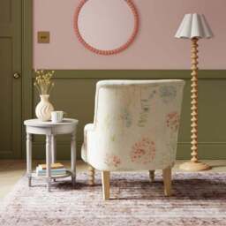 Arianna Flatweave Country Meadow Occasional Armchair - thumbnail 2