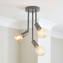 Koppla 3 Light Semi Flush Ceiling Light