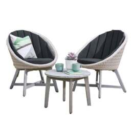 Chedworth Curved 2 Seater Bistro Set - thumbnail 2