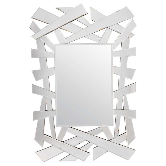 Surrey Abstract Rectangle Wall Mirror - image 1