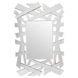 Surrey Abstract Rectangle Wall Mirror - thumbnail 1