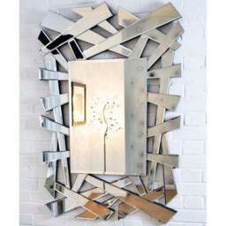 Surrey Abstract Rectangle Wall Mirror - thumbnail 2