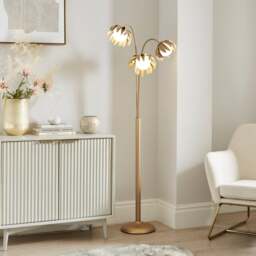 Alder Art Deco 3 Light Floor Lamp - thumbnail 1