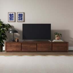 "Malik Low Super Wide TV Unit for TVs up to 85""" - thumbnail 1