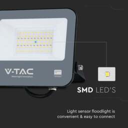 V-TAC 50W LED Floodlight Outdoor Sensor Wall Light - thumbnail 2