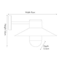 Carina Outdoor Wall Light - thumbnail 5