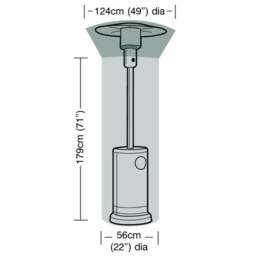 Patio Heater Super Tough Cover - thumbnail 1