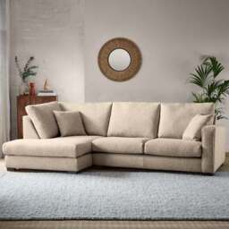 Carson Deep Sit Chunky Multi Weave Corner Sofa - thumbnail 3