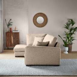Carson Deep Sit Chunky Multi Weave Corner Sofa - thumbnail 5