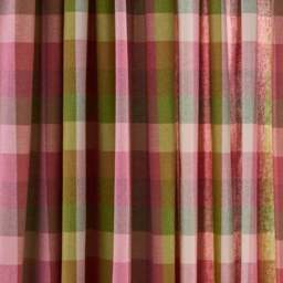 Vintage Gingham Frill Slot Top Curtains - thumbnail 3