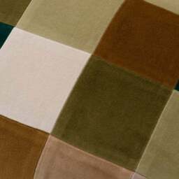 Clara Patchwork Velvet Rectangle Cushion - thumbnail 2