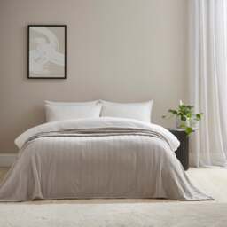 Chenille Textured Throw Blanket 235cm x 235cm