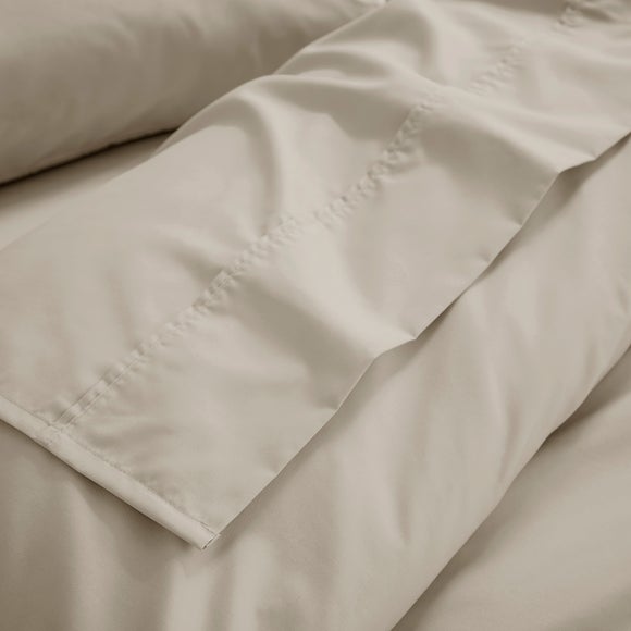 Dorma Crisp & Fresh 400 Thread Count Egyptian Cotton Percale Flat Sheet - image 1