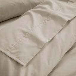 Dorma Crisp & Fresh 400 Thread Count Egyptian Cotton Percale Flat Sheet - thumbnail 1