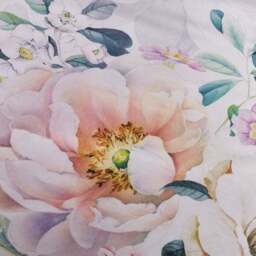 Tansy Floral 100% Cotton Sateen Duvet Cover & Pillowcase Set - thumbnail 4