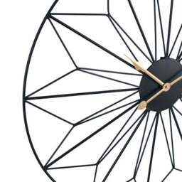 Black and Gold Geo Wall Clock - thumbnail 4