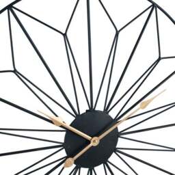 Black and Gold Geo Wall Clock - thumbnail 5