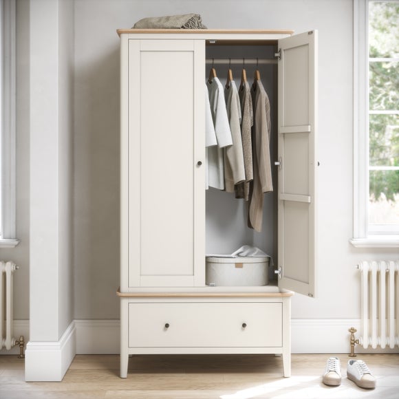 Marlow Double Wardrobe with Drawer - image 1