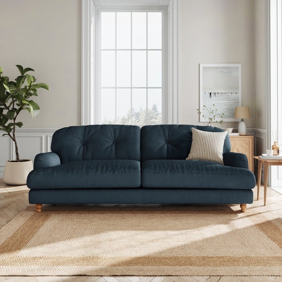 Martha Matte Plush Velvet 4 Seater Sofa - image 1
