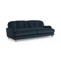 Martha Matte Plush Velvet 4 Seater Sofa - thumbnail 6