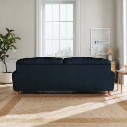 Martha Matte Plush Velvet 4 Seater Sofa - thumbnail 3
