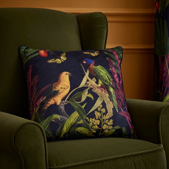 Tropical Treasures Navy Cushion - image 1