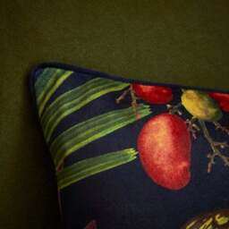 Tropical Treasures Navy Cushion - thumbnail 2