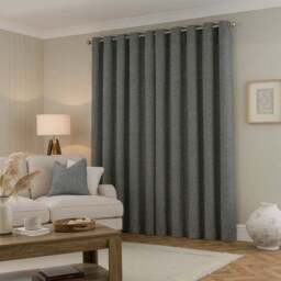 Sorrel Boucle Eyelet Curtains - thumbnail 4