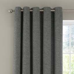 Sorrel Boucle Eyelet Curtains - thumbnail 1