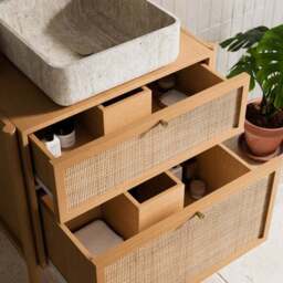 Arden Bamboo Vanity Unit - thumbnail 3