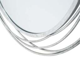 Metal Swirl Round Wall Mirror - thumbnail 2