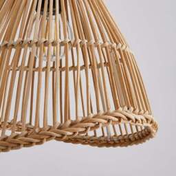 Elements Jaula Rattan Plug In Wall Light - thumbnail 3