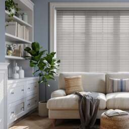 Made To Measure 63mm Slats Grey Venetian Blind - thumbnail 1