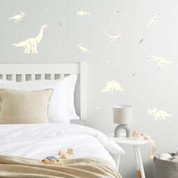 Glow in the Dark Dino Small Wall Sticker - thumbnail 1